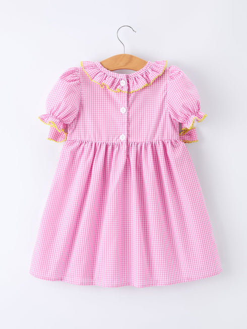back-to-school-plaid-girls-dress-smocked-puff-sleeve-bow-sophias-style-2