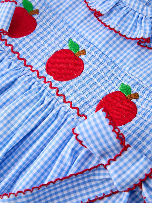 back-to-school-apple-plaid-girls-dress-smocked-puff-sleeve-bow-sophias-style-4