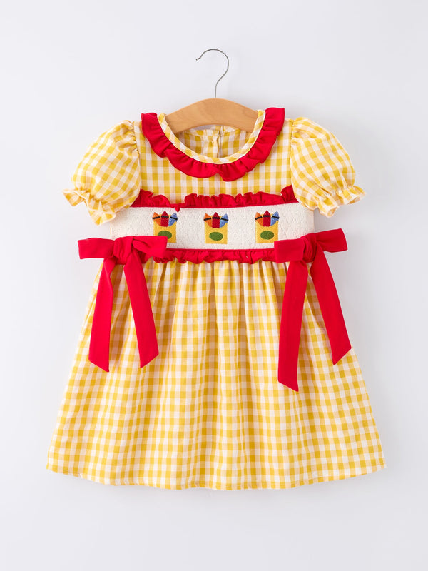 back-to-school-supply-plaid-girls-dress-ruffle-collar-bow-sophias-styleDress-1