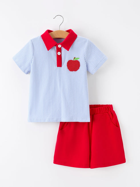 boys-back-to-school-apple-polo-short-set-sophias-styleOutfit-1