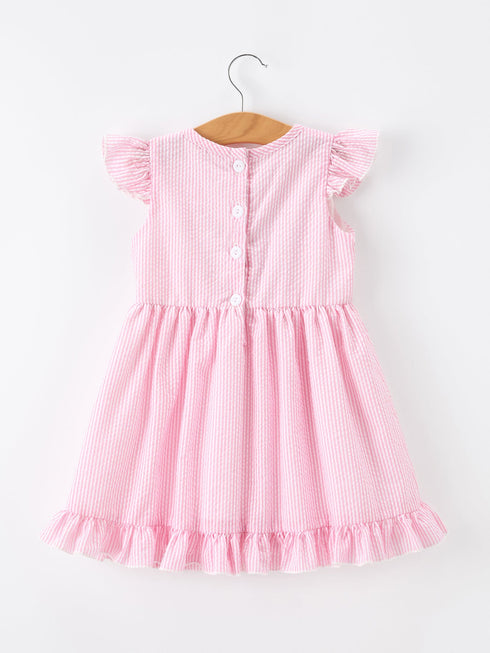 girls-back-to-school-bow-twirl-dress-ruffle-applique-pink-sophias-style-2