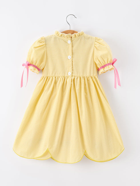 girls-back-to-school-pencil-twirl-yellow-dress-bow-applique-smocked-sophias-style-2
