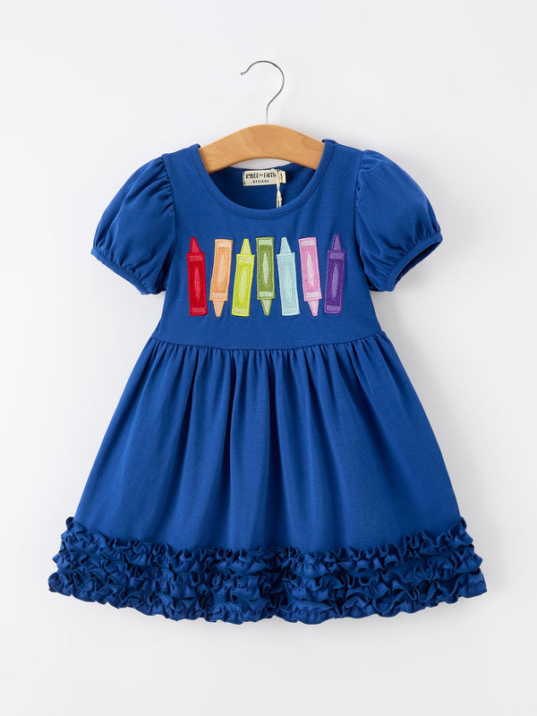 girls-back-to-school-crayon-twirl-dress-ruffle-applique-sophias-styleDress-1
