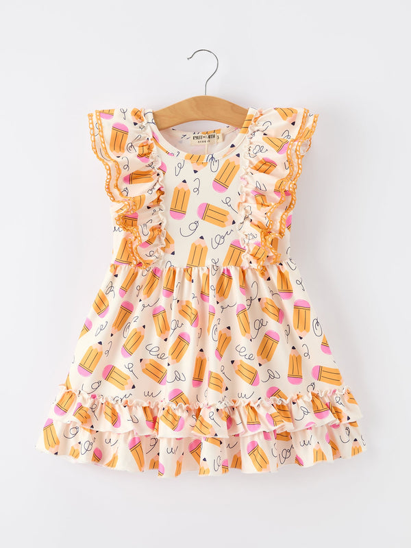 girls-back-to-school-pencil-twirl-dress-ruffle-flutter-sleeve-sophias-styleDress-1