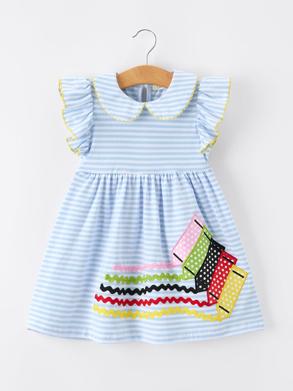girls-back-to-school-crayon-dress-ruffle-petal-collar-applique-sophias-styleDress-1