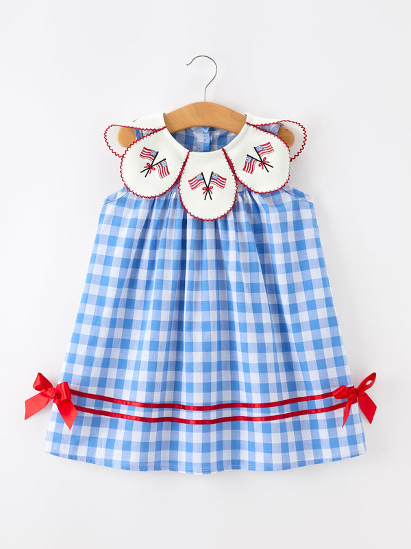 girls-4th-of-july-plaid-twirl-dress-bow-embroidery-petals-collar-sophias-styleDress-1