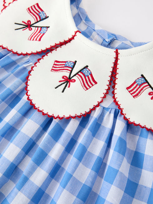 girls-4th-of-july-plaid-twirl-dress-bow-embroidery-petals-collar-sophias-style-3
