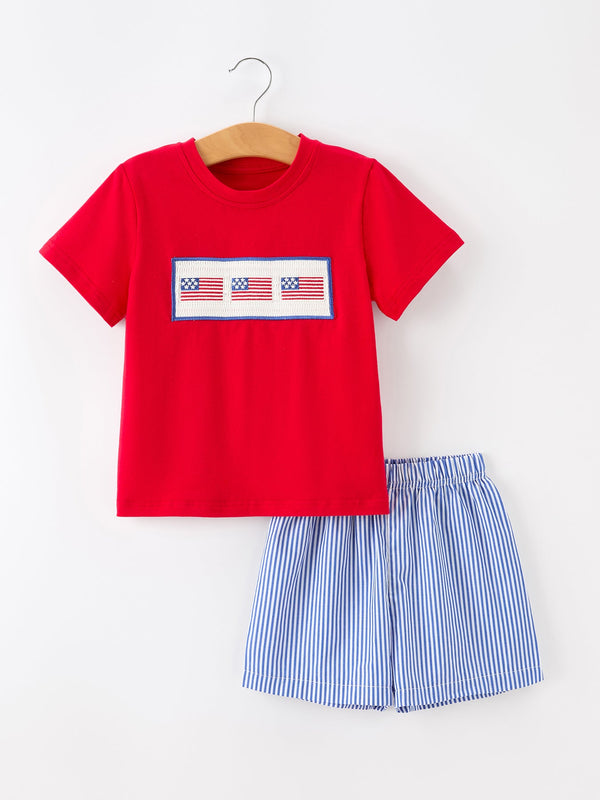girls-4th-of-july-flag-outfit-set-embroidery-plaid-sophias-styleOutfit-1