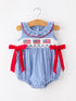 girls-4th-of-july-plaid-romper-bow-smocked-embroidery-sophias-styleRomper-1