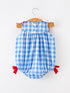 girls-4th-of-july-plaid-romper-bow-embroidery-petals-collar-sophias-style-2