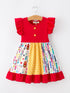 girls-back-to-school-pencil-twirl-dress-ruffle-patchwork-sophias-styleDress-1