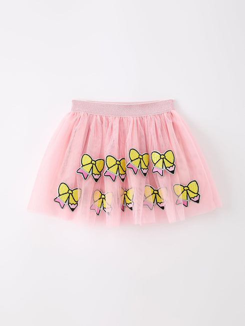 back-to-school-pencil-bow-girls-skirt-tulle-applique-skirt-sophias-styleDress-1
