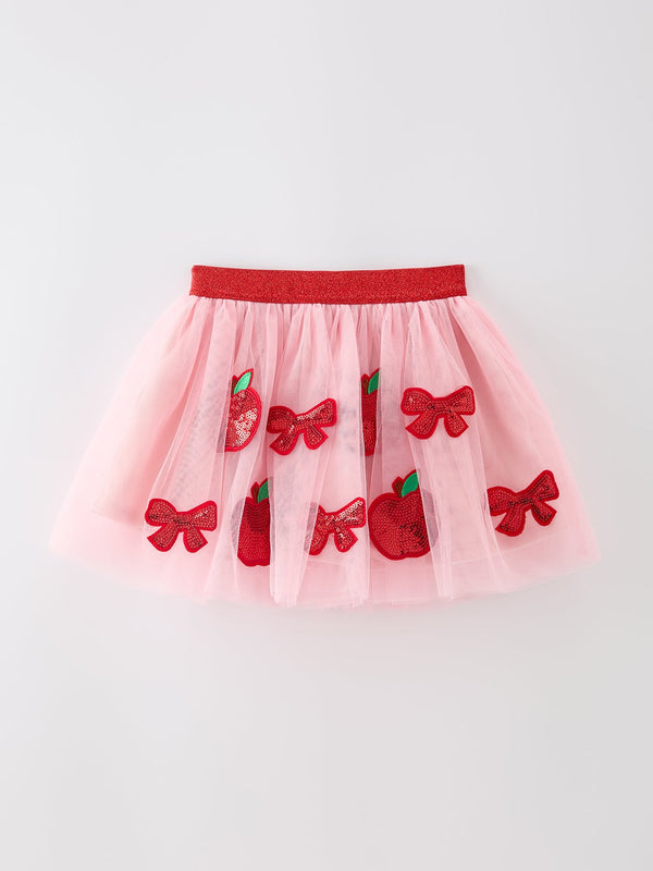 back-to-school-apple-bow-girls-skirt-tulle-sequin-applique-sophias-styleDress-1