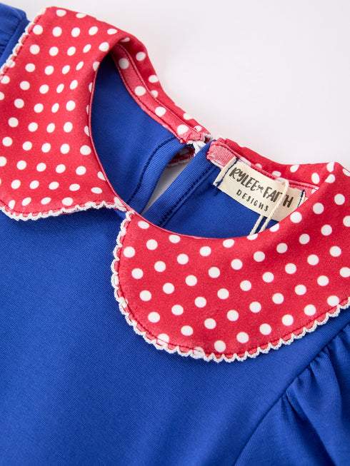 girls-back-to-school-apple-polka-dot-petals-collar-bow-dress-sophias-style-3