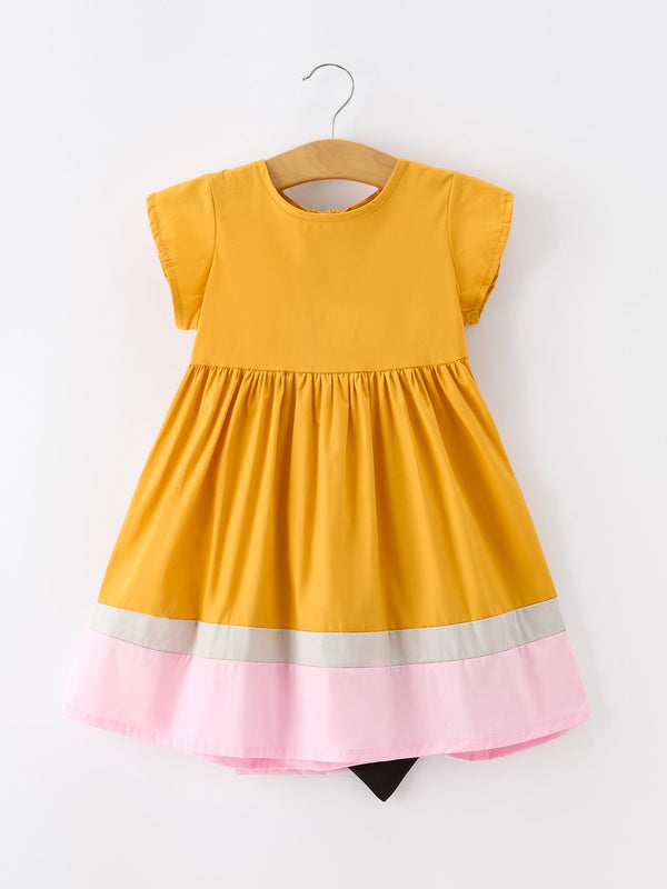 back-to-school-pencil-girls-dress-color-block-bow-dress-sophias-styleDress-1