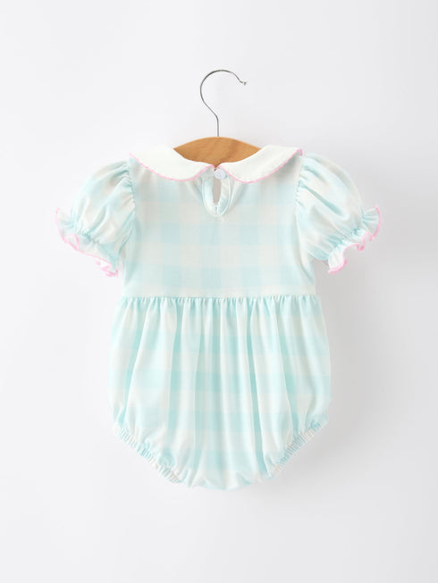 spring-plaid-bow-girls-romper-smocked-petals-collar-puff-sleeve-sophias-style-2