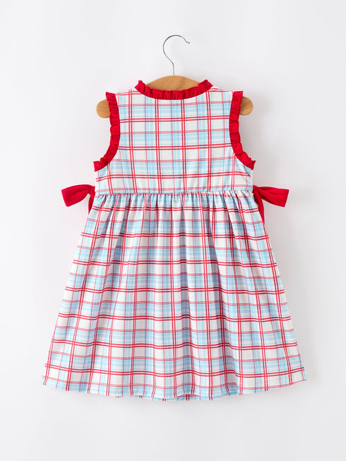 4th-of-july-plaid-flag-heart-girl-dress-with-bow-sophias-style-2