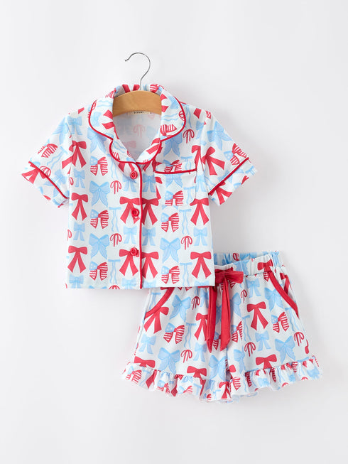 4th-of-july-bow-girls-pajama-set-short-sleeve-ruffle-shorts-sophias-stylePajamas-1