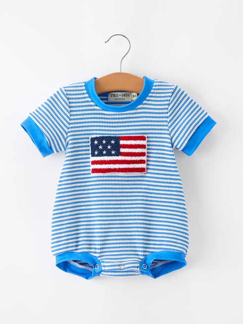 4th-of-july-flag-chenille-baby-boy-romper-blue-stripe-sophias-styleRomper-1