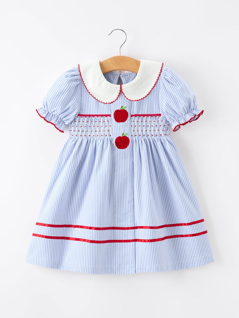 back-to-school-apple-chenille-girls-dress-petals-collar-sophias-styleDress-1