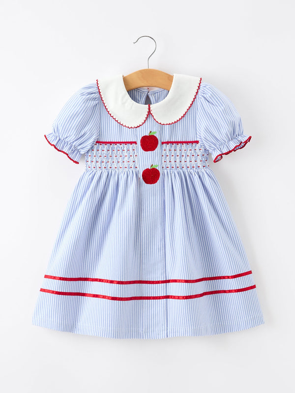 back-to-school-apple-chenille-girls-dress-petals-collar-sophias-styleDress-1