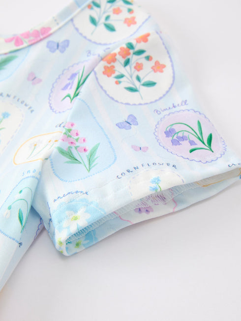 summer-floral-botanical-girls-dress-blue-short-sleeve-sophias-style-4