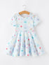 summer-floral-botanical-girls-dress-blue-short-sleeve-sophias-styleDress-1