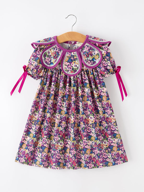 purple-floral-bow-petals-collar-girls-dress-sophias-styleDress-1