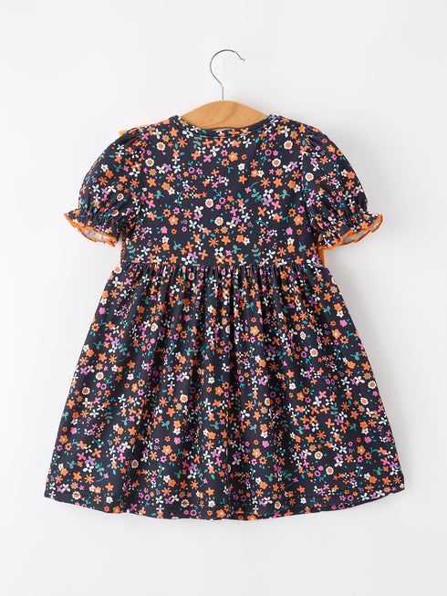 fall-orange-bow-smocked-floral-girl-dress-sophias-style-2