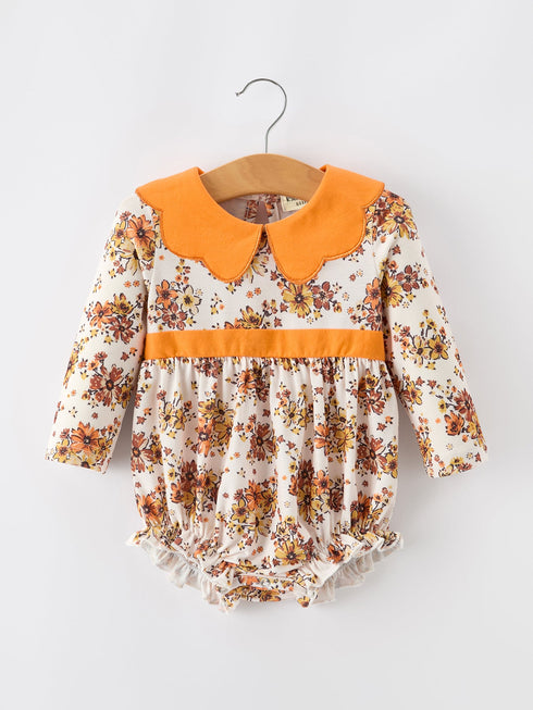 fall-orange-floral-baby-bubble-petals-collar-sophias-styleRomper-1