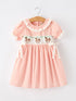western-horse-embroidery-girls-dress-lace-petals-collar-puff-sleeve-sophias-styleDress-1
