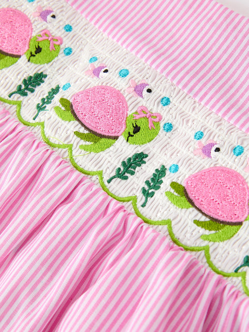 turtle-girls-dress-pink-stripe-ruffle-strap-sophias-style-4