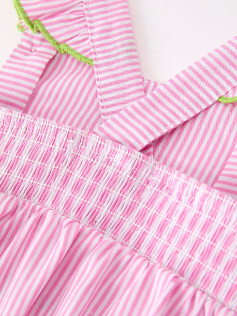 turtle-girls-romper-pink-stripe-ruffle-strap-smocked-sophias-style-5