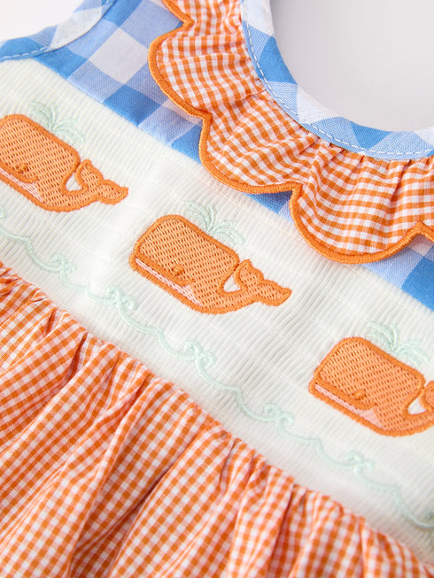 summer-whale-embroidery-girls-romper-plaid-ruffle-collar-sophias-style-3