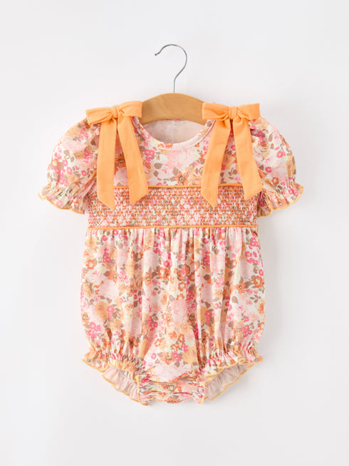peach-bow-smocked-floral-baby-bubble-sophias-styleRomper-1