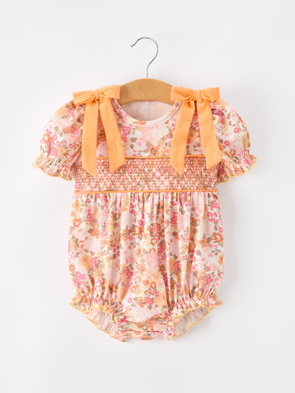 peach-bow-smocked-floral-baby-bubble-sophias-styleRomper-1