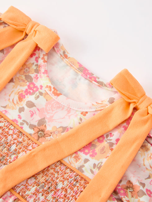 peach-bow-smocked-floral-baby-bubble-sophias-style-3