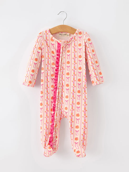 halloween-thanksgiving-pumpkin-bow-baby-sleeper-sophias-styleRomper-1
