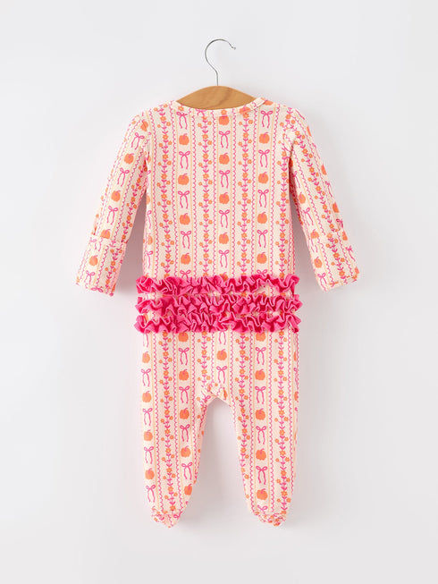 halloween-thanksgiving-pumpkin-bow-baby-sleeper-sophias-style-2