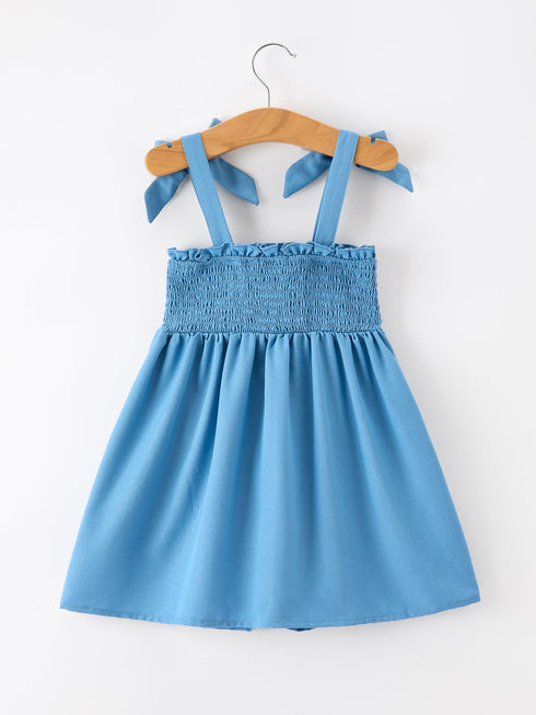 summer-bow-girls-dress-smocked-strap-dress-bow-applique-sophias-style-2