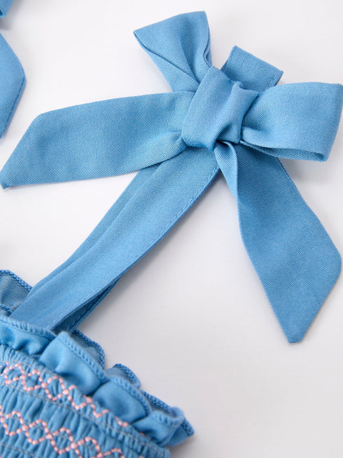 summer-bow-girls-dress-smocked-strap-dress-bow-applique-sophias-style-3
