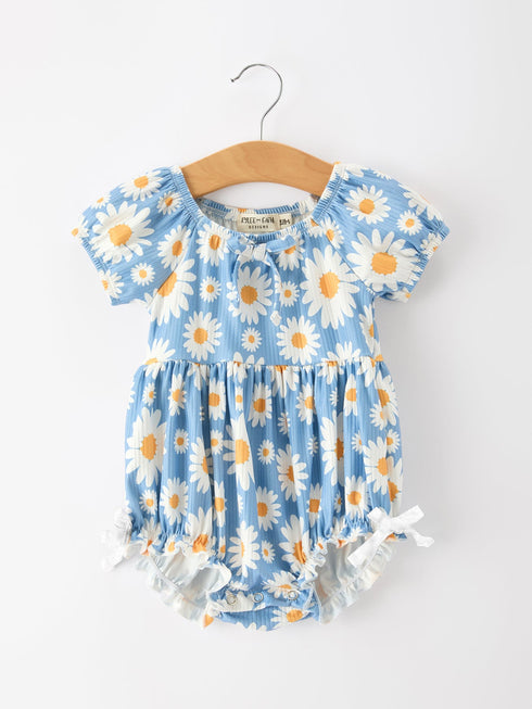 summer-daisy-print-girls-romper-bow-ruffle-sophias-styleRomper-1