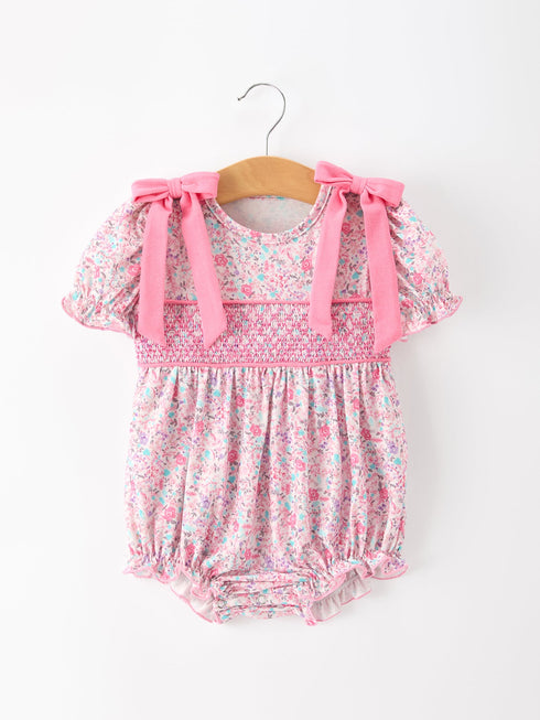 pink-bow-smocked-floral-baby-bubble-sophias-styleRomper-1