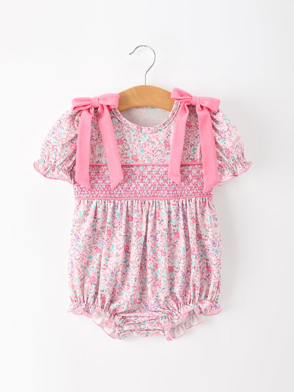 pink-bow-smocked-floral-baby-bubble-sophias-styleRomper-1