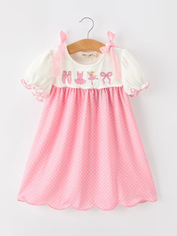 pink-ballet-embroidery-bow-polka-dot-dress-sophias-styleDress-1