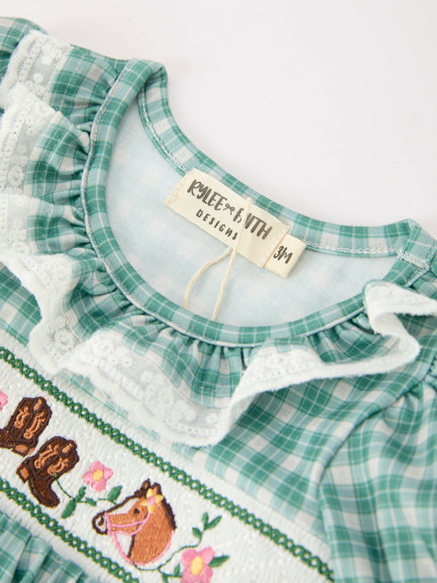 western-plaid-horse-embroidered-girl-bubble-romper-sophias-style-3