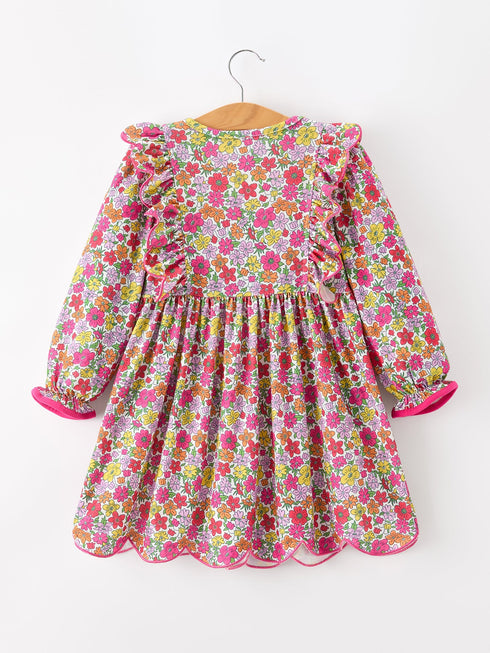 hot-pink-bow-floral-girl-dress-sophias-style-2