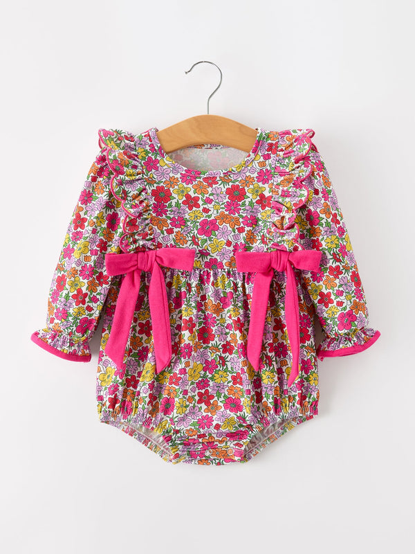 hot-pink-bow-floral-girl-bubble-romper-sophias-styleRomper-1