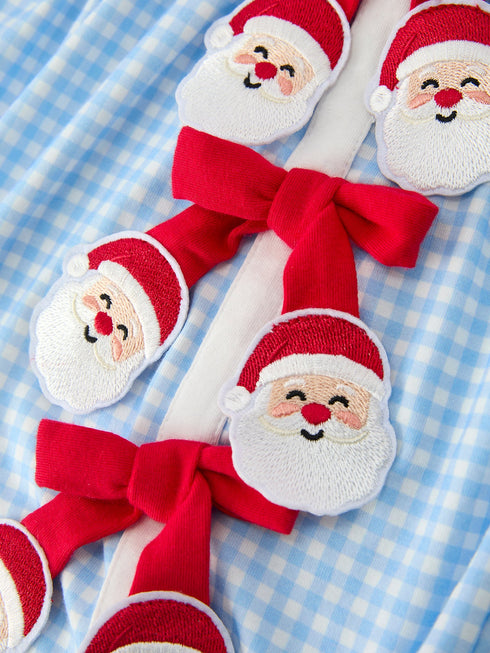 christmas-santa-bow-plaid-girls-bubble-romper-sophias-style-4