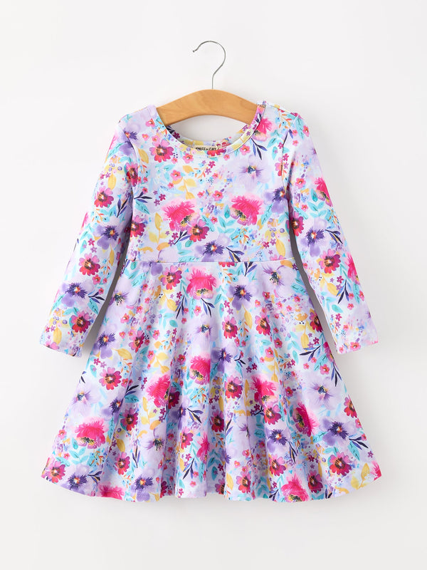 fall-watercolor-floral-print-girls-ruffle-hem-twirl-dress-sophias-styleDress-1